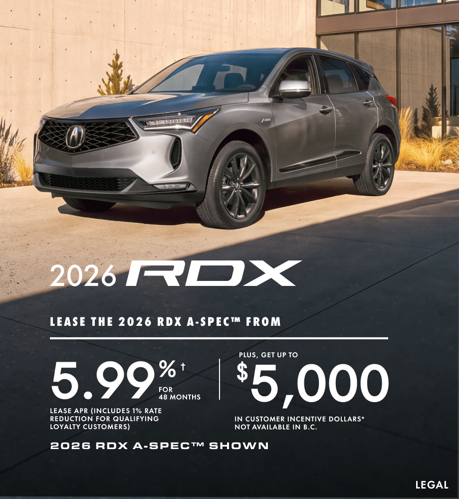 2026 Acura RDX offer