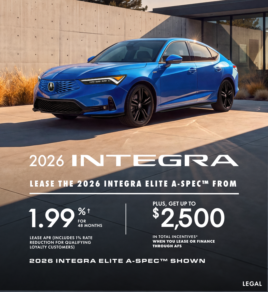 2026 Acura Integra offer