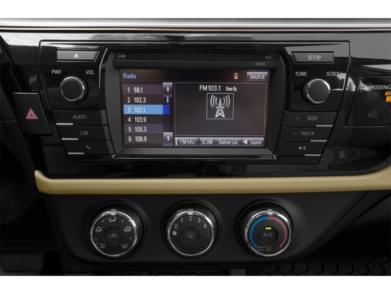 2016 Toyota Corolla 4dr Sdn CVT LE Interior Shot 2