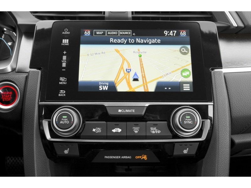2016 Honda Civic 4dr CVT Touring Interior Shot 8