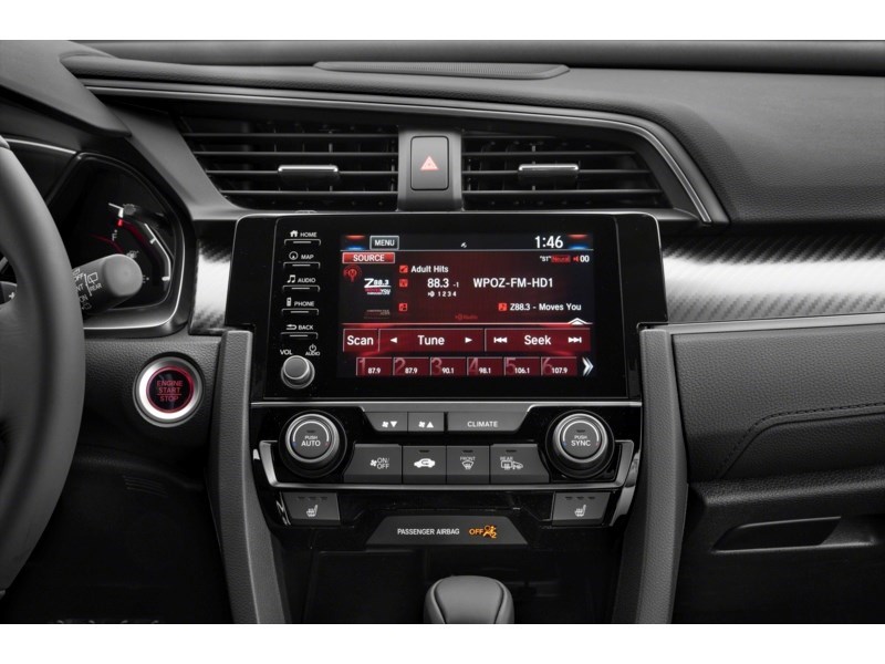 2019 Honda Civic Sport Touring CVT|Accident Free|One Owner Interior Shot 2