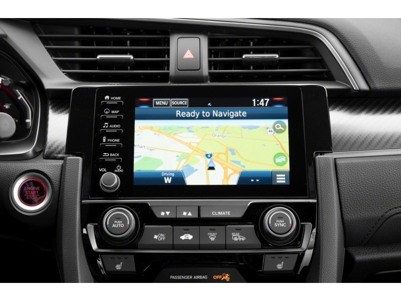 2019 Honda Civic Sport Touring CVT|Accident Free|One Owner Interior Shot 8