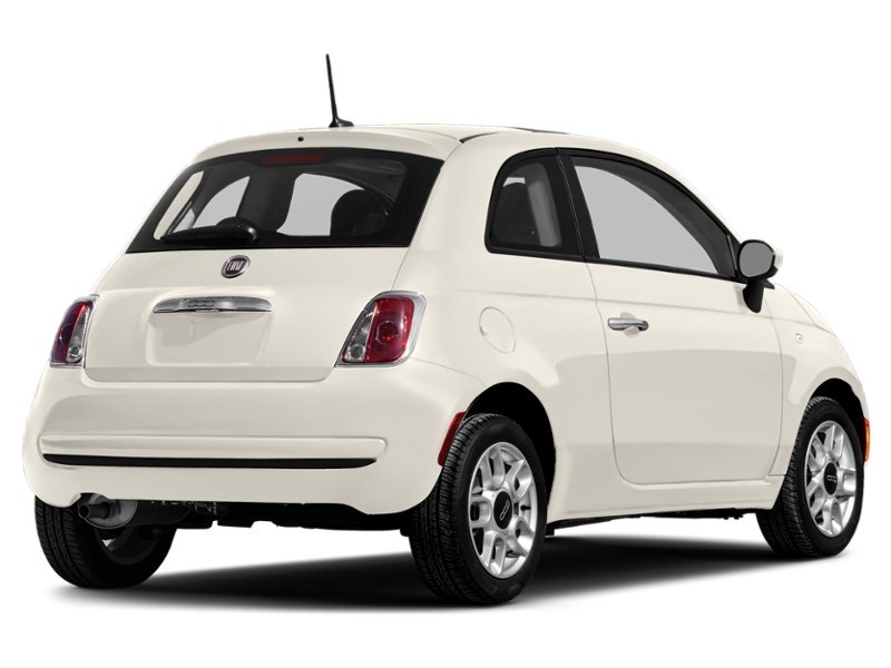 2015 FIAT 500 2dr HB Pop Bianco Perla (Pearl White Tri-Coat)  Shot 48