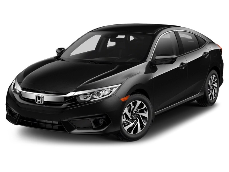 2018 Honda Civic Sedan SE CVT Crystal Black Pearl  Shot 2