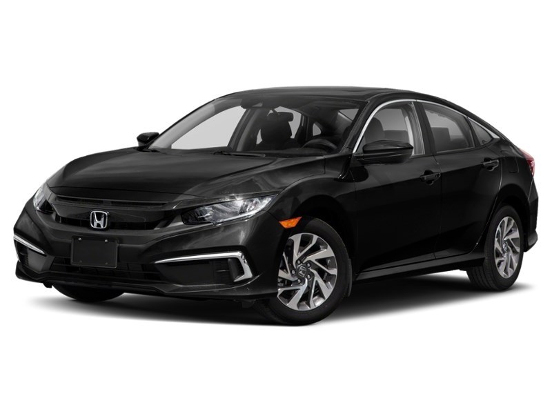 2021 Honda Civic Sedan EX CVT Crystal Black Pearl  Shot 1