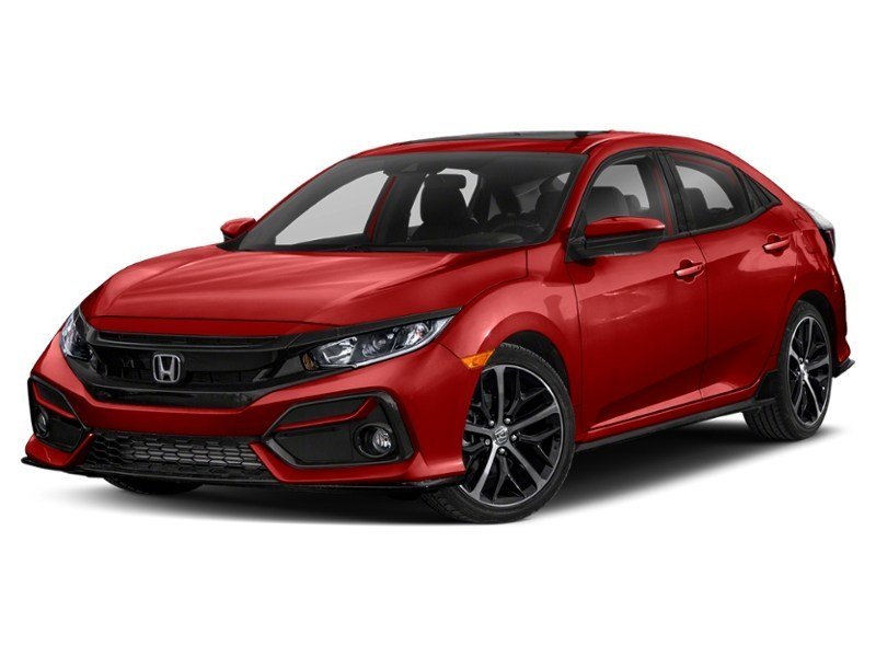 2020 Honda Civic Hatchback Sport CVT Rallye Red  Shot 21