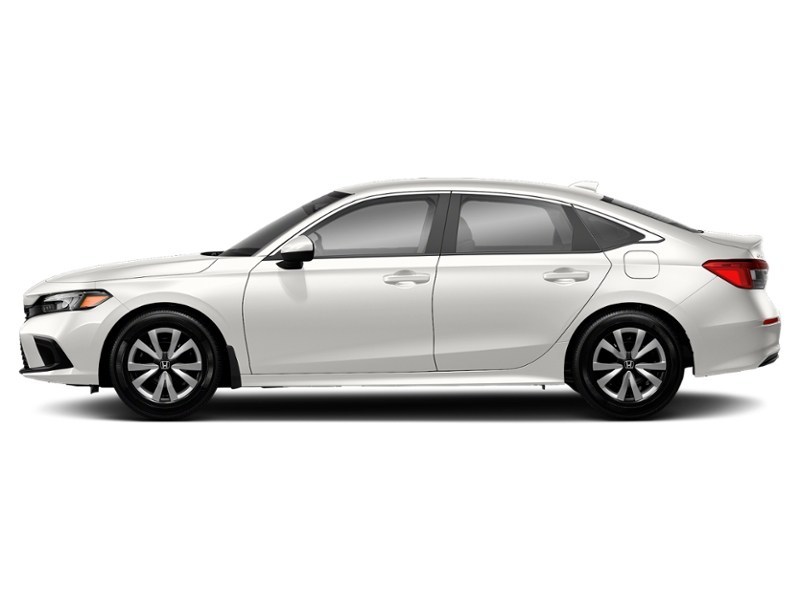 2022 Honda Civic Sedan LX CVT Platinum White Pearl  Shot 4