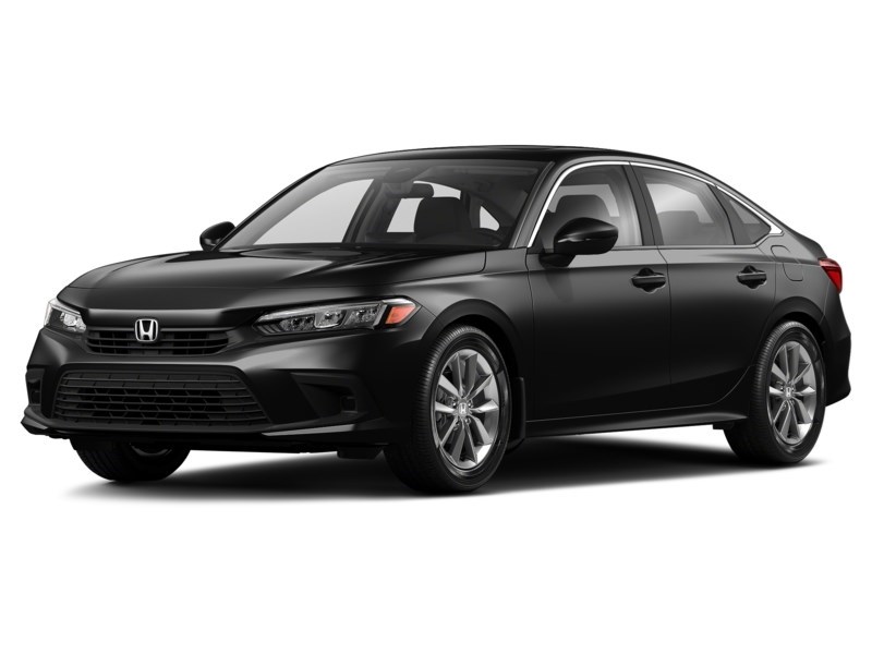 2022 Honda Civic EX CVT Crystal Black Pearl  Shot 2
