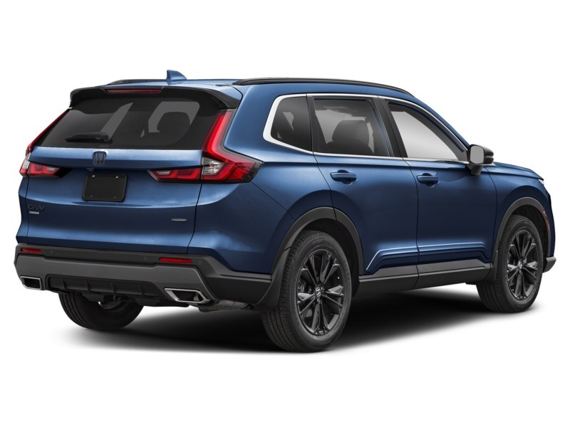 2025 Honda CR-V Hybrid Touring AWD Canyon River Blue Metallic  Shot 8