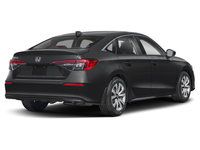 2023 Honda Civic LX CVT Crystal Black Pearl  Shot 2