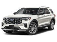 2026 Ford Explorer Platinum 4WD Star White Metallic Tri-Coat  Shot 4