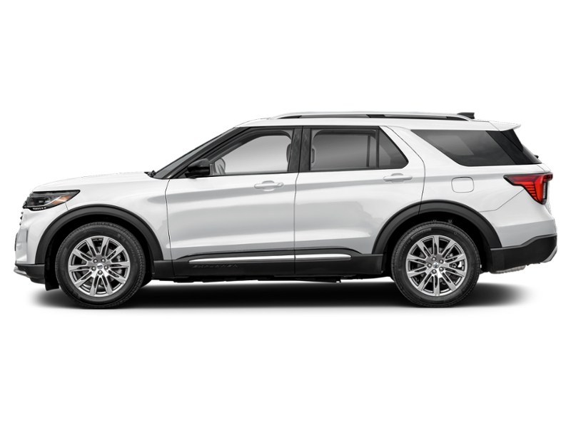2026 Ford Explorer Platinum 4WD Space White Metallic  Shot 3