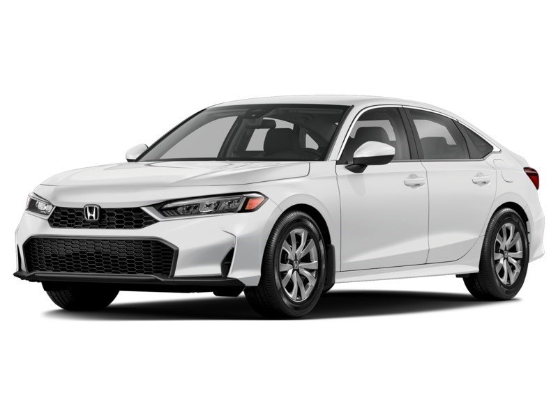 2025 Honda Civic Sedan LX CVT Platinum White Pearl  Shot 3
