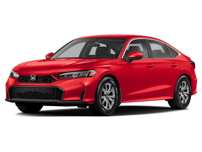 2026 Honda Civic LX CVT Rallye Red  Shot 3