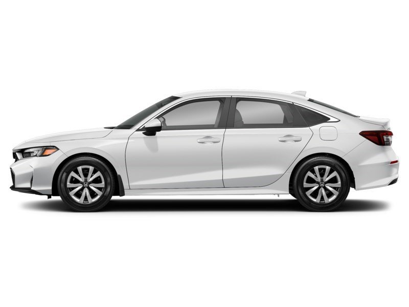 2025 Honda Civic Sedan LX CVT Platinum White Pearl  Shot 2