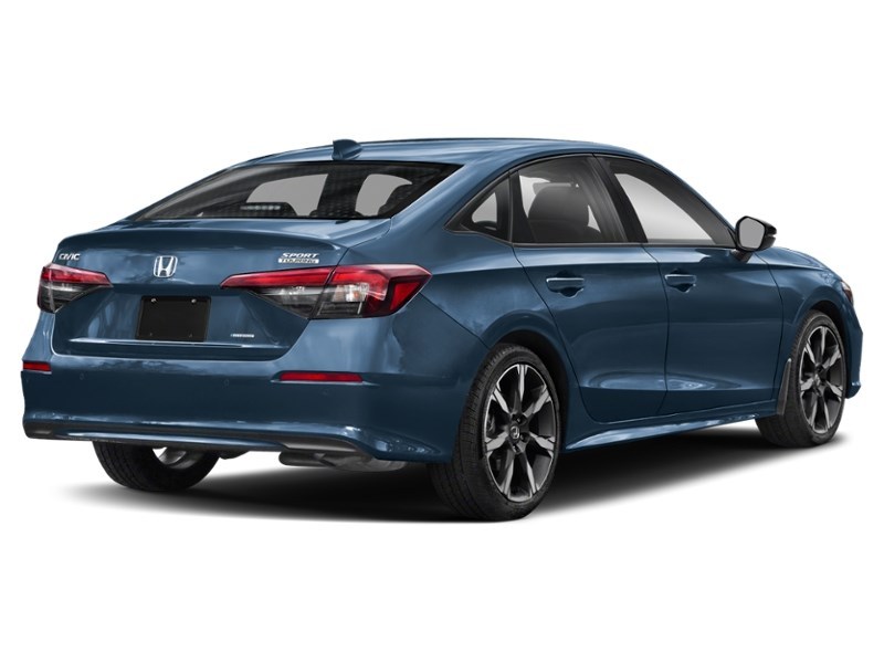 2025 Honda Civic Sedan Hybrid Sport Touring eCVT Blue Lagoon Pearl  Shot 6