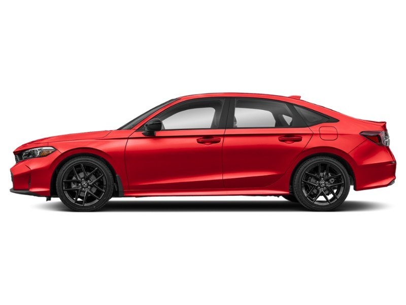2025 Honda Civic Sedan Sport CVT Rallye Red  Shot 3