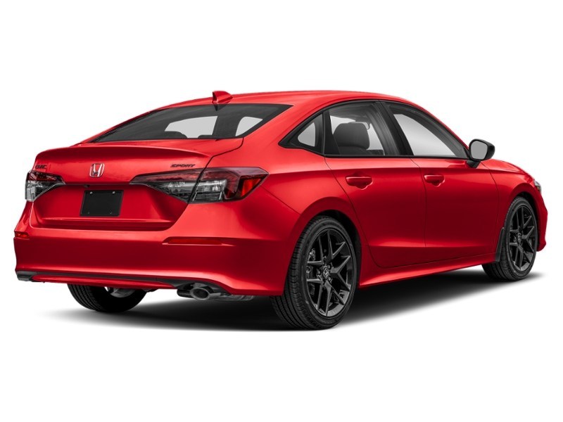 2025 Honda Civic Sedan Sport CVT Rallye Red  Shot 6