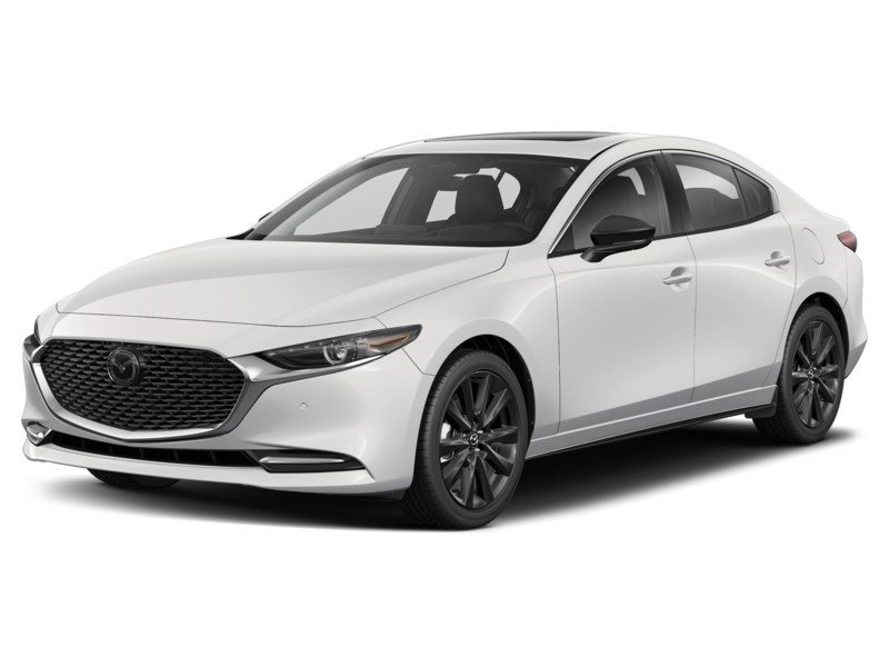 2026 Mazda Mazda3 GT w/Turbo i-ACTIV AWD Snowflake White Pearl  Shot 3