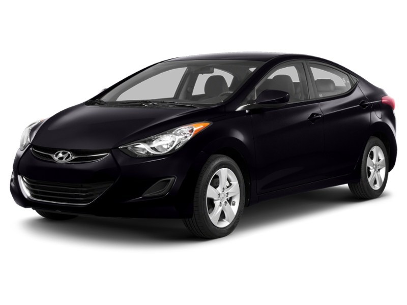 2013 Hyundai Elantra 4dr Sdn Man GL Midnight Black Mica  Shot 14