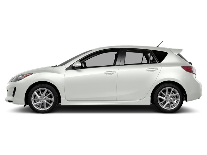 2013 Mazda Mazda3 Sport 4dr HB Sport Man GS-SKY Crystal White Pearl  Shot 3
