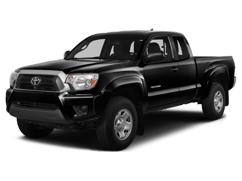 2015 Toyota Tacoma 4WD Access Cab I4 Man Black  Shot 1