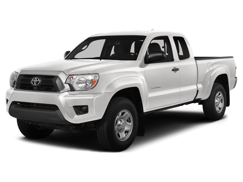 2015 Toyota Tacoma 4WD Access Cab I4 Man Alpine White  Shot 29
