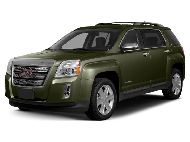 2015 GMC Terrain FWD 4dr SLT w/SLT-1 Cypress Green Metallic  Shot 16