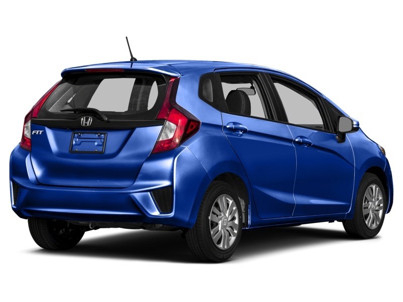 2015 Honda Fit 5dr HB Man LX Aegean Blue Metallic  Shot 3