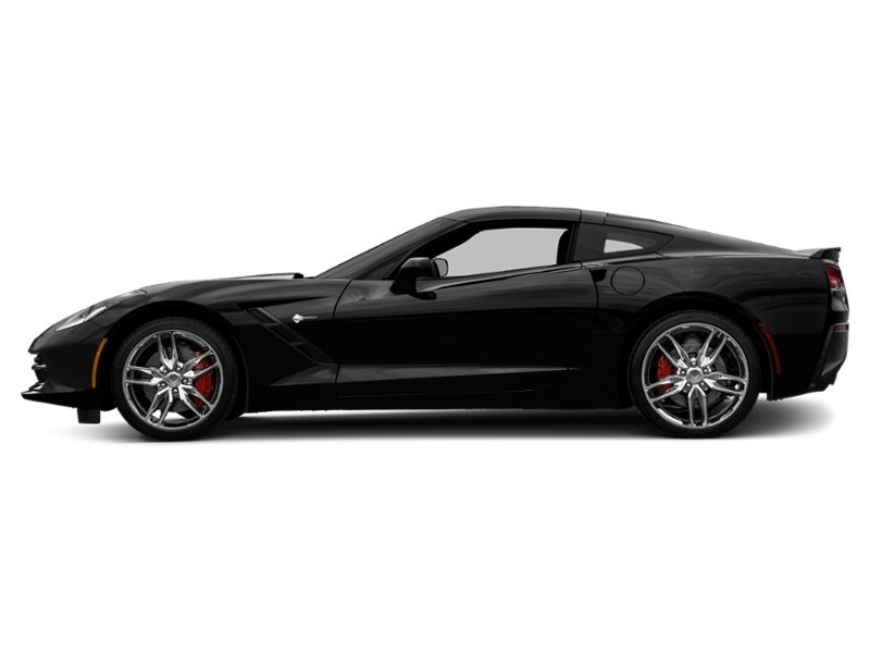 2016 Chevrolet Corvette 2dr Stingray Z51 Cpe w/1LT Black  Shot 3