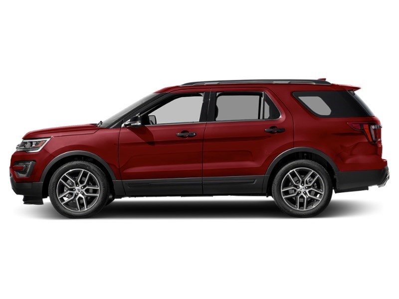 2017 Ford Explorer 4WD 4dr Sport Ruby Red Metallic Tinted Clearcoat  Shot 3
