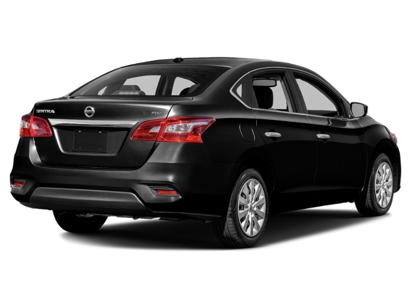 2018 Nissan Sentra SV CVT Super Black  Shot 7