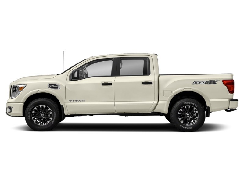 2018 Nissan Titan 4x4 Crew Cab PRO-4X Pearl White  Shot 3