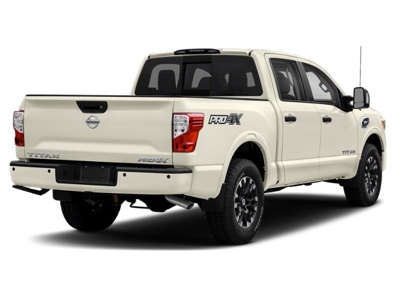 2018 Nissan Titan 4x4 Crew Cab PRO-4X Pearl White  Shot 2