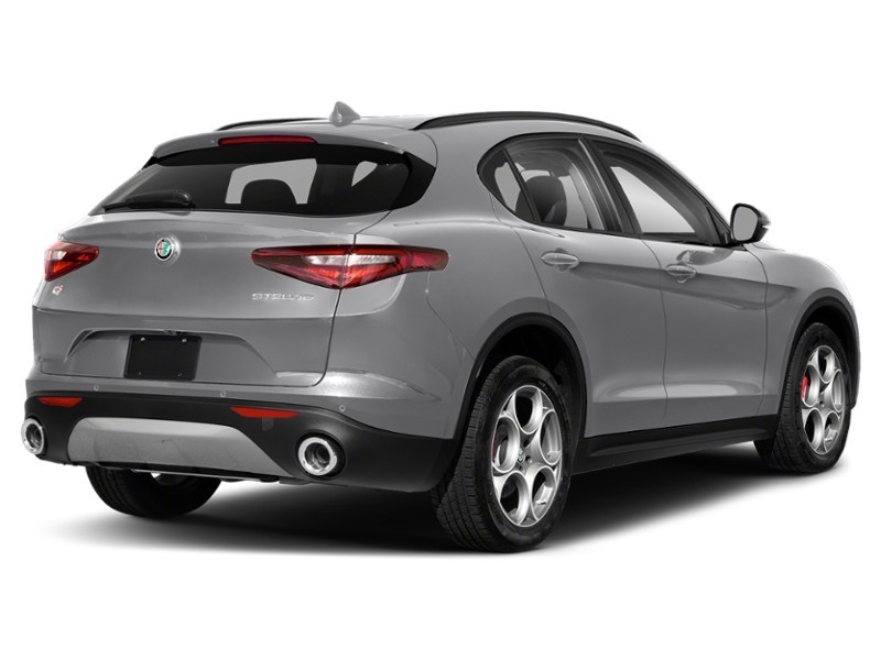 2018 Alfa Romeo Stelvio Ti Sport AWD Silverstone Grey Metallic  Shot 12
