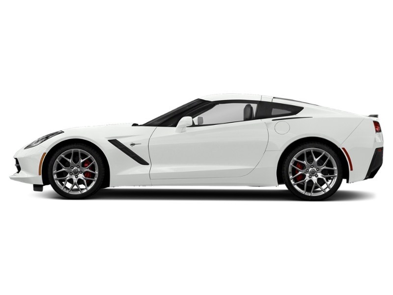 2018 Chevrolet Corvette 2dr Stingray Cpe w/1LT Arctic White  Shot 3