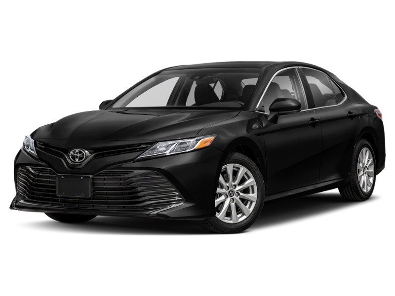 2019 Toyota Camry LE Auto Midnight Black Metallic  Shot 4