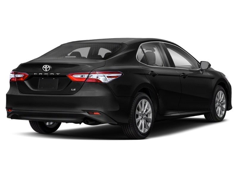 2019 Toyota Camry LE Auto Midnight Black Metallic  Shot 6