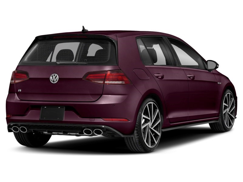 2018 Volkswagen Golf R 5-door DSG Violet Touch Pearl  Shot 45