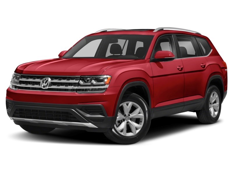 2019 Volkswagen Atlas Highline 3.6 FSI 4MOTION Fortana Red Metallic  Shot 25
