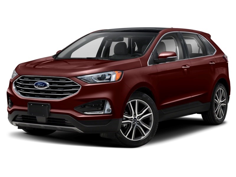 2019 Ford Edge Titanium AWD Burgundy Velvet Metallic Tinted Clearcoat  Shot 34