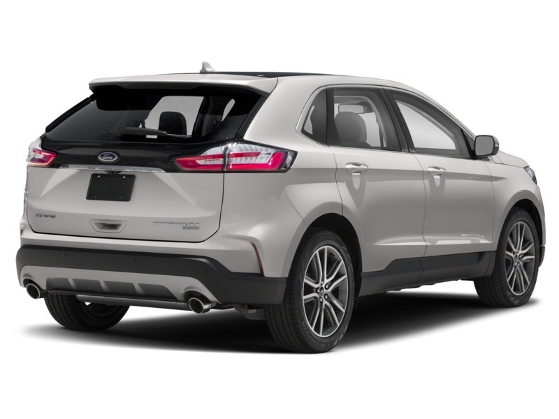 2019 Ford Edge Titanium AWD White Platinum Metallic Tri-Coat  Shot 2