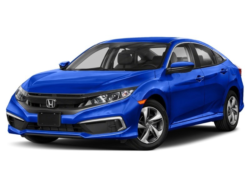 2020 Honda Civic Sedan LX CVT Aegean Blue Metallic  Shot 1