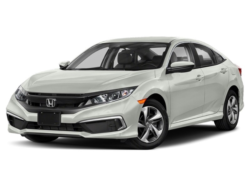 2020 Honda Civic Sedan LX CVT Platinum White Pearl  Shot 1