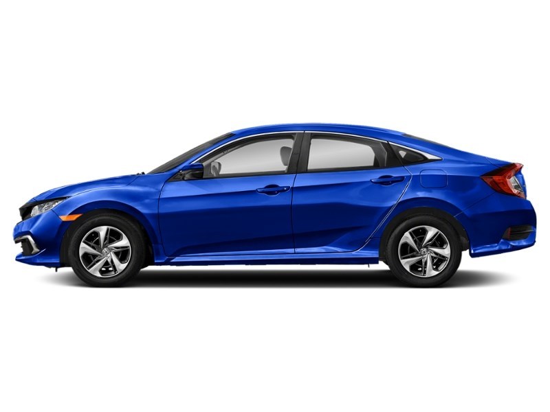 2020 Honda Civic Sedan LX CVT Aegean Blue Metallic  Shot 3