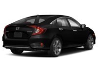 2021 Honda Civic Touring CVT Crystal Black Pearl  Shot 2