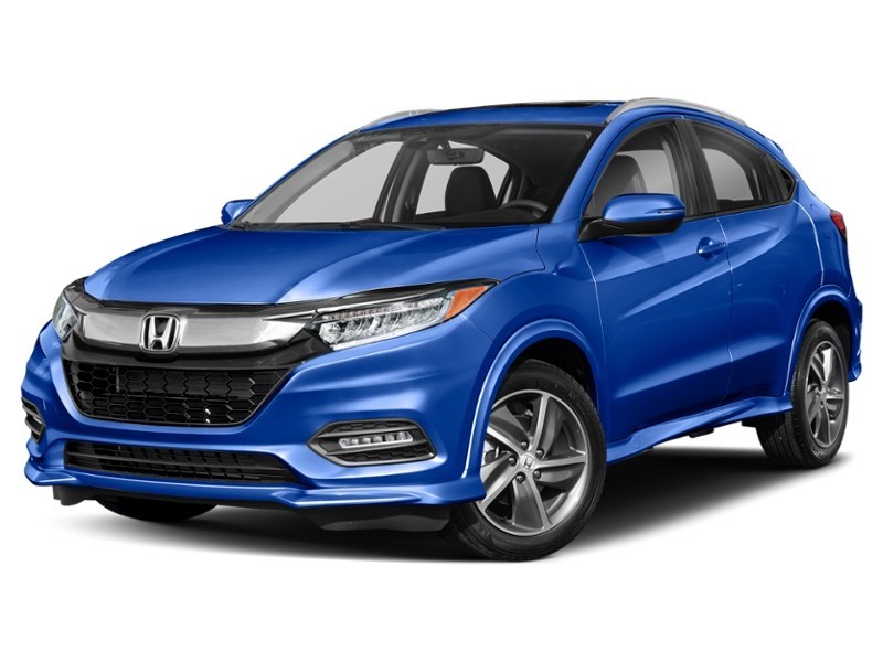 2019 Honda HR-V Touring AWD CVT Aegean Blue Metallic  Shot 1
