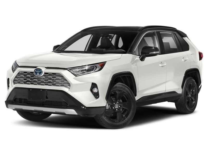 2022 Toyota RAV4 Hybrid Hybrid XSE AWD Blizzard Pearl w/Black Roof  Shot 4