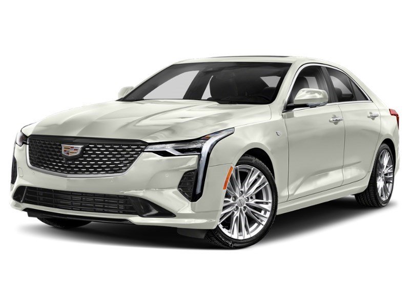 2022 Cadillac CT4 4dr Sdn Premium Luxury Crystal White Tricoat  Shot 1