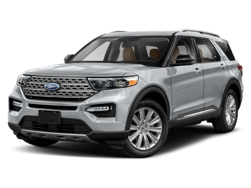 2023 Ford Explorer Limited 4WD Iconic Silver Metallic  Shot 1